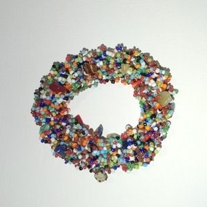Beaded Colorful Stretch Bracelet - Retro 2000's  Fits 7.5-8" Wrist